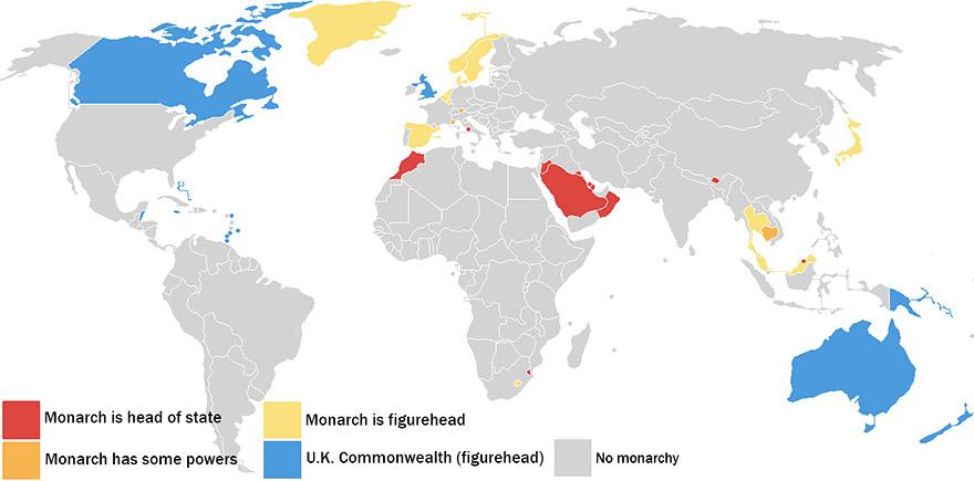31 - Monarchies in the World